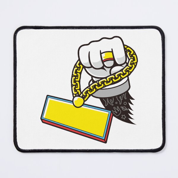 Item preview, Cartoon Fist Punching With Hip Hop Chain designed and sold by Lexkon Liu's art.