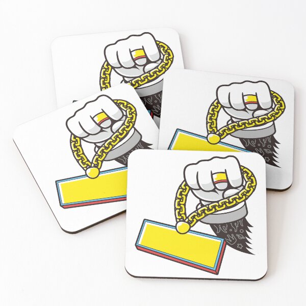 Item preview, Cartoon Fist Punching With Hip Hop Chain designed and sold by Lexkon Liu's art.