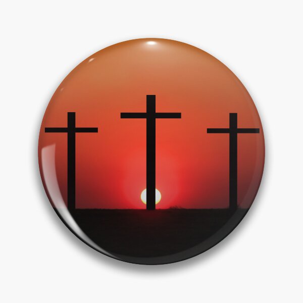 Item preview, Crucifixion scene silhouetted against the sunset designed and sold by jwwallace.