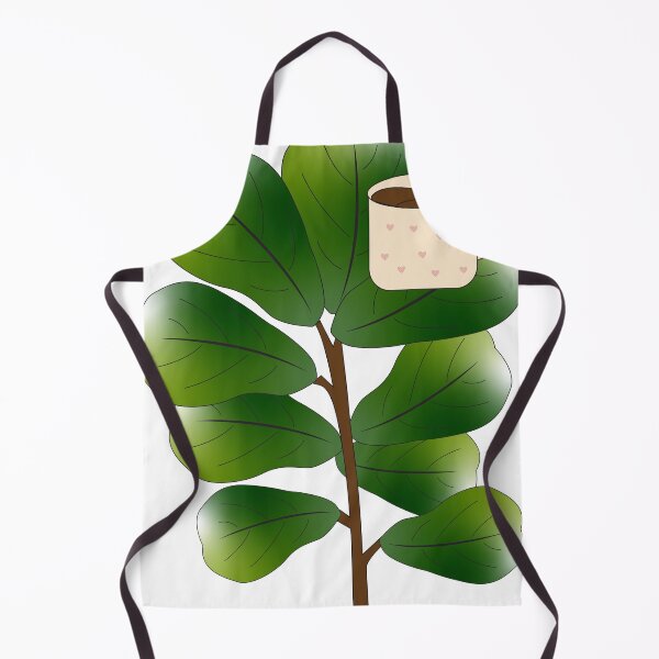 Item preview, Elegant Green Leaves with Flying Coffee Mug designed and sold by TatinkaArtskill.