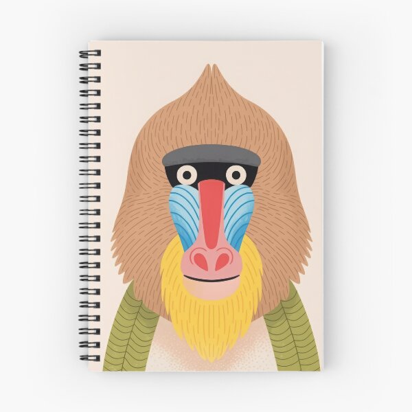 Item preview, Colorful Mandrill Portrait Illustration designed and sold by LopezDarlene.