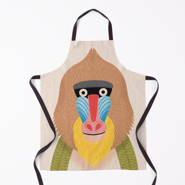 Item preview, Colorful Mandrill Portrait Illustration designed and sold by LopezDarlene.
