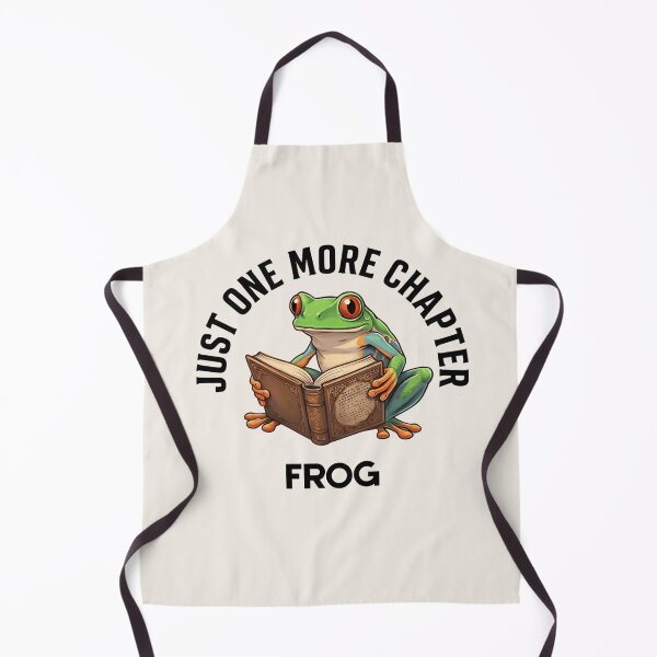 Item preview, Just One More Chapter Frog T-Shirt & Sticker – Cute Reading Frog Book Lover Graphic Tee for Bookworms designed and sold by ZyxDes.