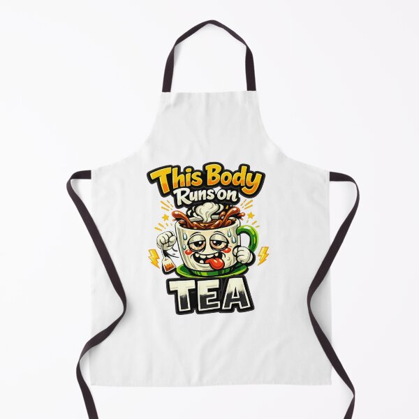 Item preview, This Body Runs on Tea Funny Tea Lover Gift designed and sold by AleksKos.