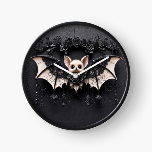 Item preview, Cute Bat with Black Roses designed and sold by JacquiTaylorArt.