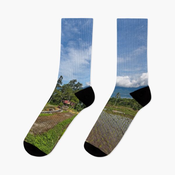 Item preview, The peaceful horizon of Lake Maninjau designed and sold by franck380.