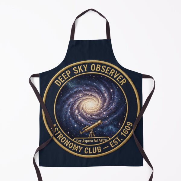 Item preview, Deep Sky Observer Astronomy Club Vintage Badge 1609 designed and sold by CalmCapy Co.