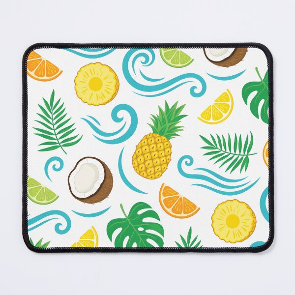 Item preview, Tropical Fruit & Palm Leaf Summer Pattern Throw Pillow designed and sold by FestivityFinds.