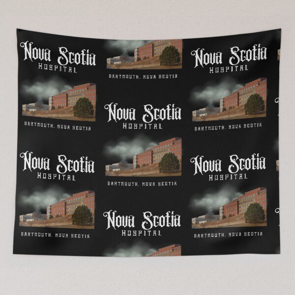 Item preview, Nova Scotia Hospital (Dartmouth, Nova Scotia) Hero Graphic designed and sold by GhostlyWorld.