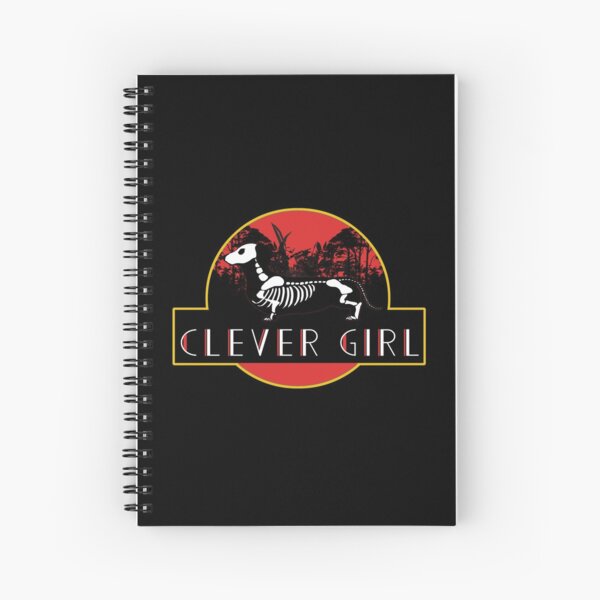 Clever Girl Dachshund Spiral Notebook