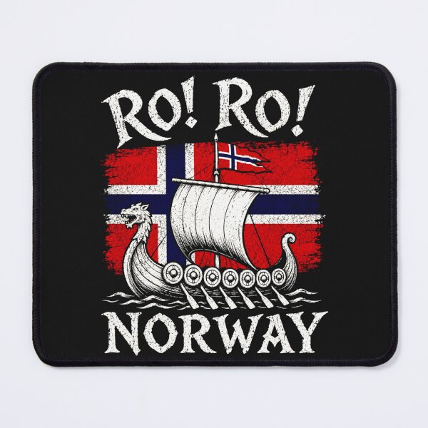 Item preview, Norwegian Viking Ship Norway Flag Country Heritage Pride designed and sold by JonathanBoff.