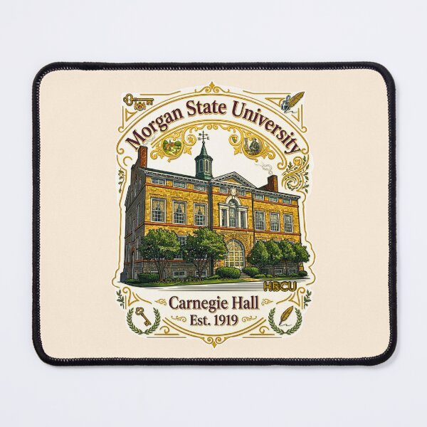 Item preview, Morgan State University Carnegie Hall Historic Campus Illustration designed and sold by EvergreenPark - Tee Studio.
