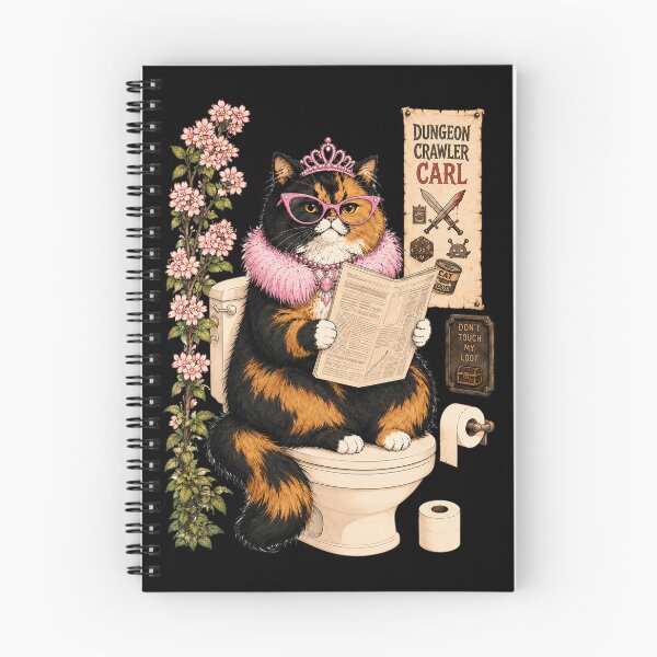Item preview, Princess Donut Cat on Toilet  designed and sold by Theaurore.