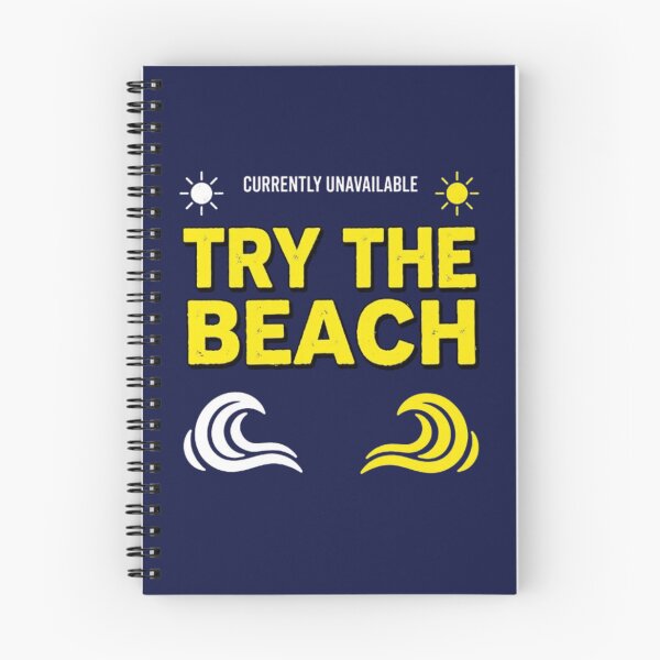 Item preview, Currently Unavailable Try The Beach Funny Vacation Summer Beach Lover T-Shirt designed and sold by HopeAndHustle.