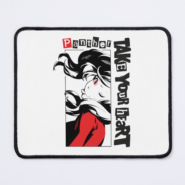 Item preview, Contrast Anime Girl Silhouette with Red Costume Accents designed and sold by EnrichGraphics.