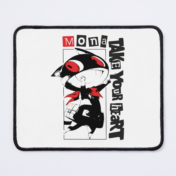 Item preview, Stylized Black Cat Glowing Red Eyes and Bandana designed and sold by EnrichGraphics.