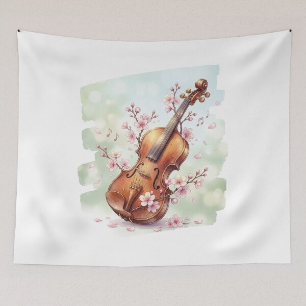 Item preview, Sakura Violin | Cherry Blossom Music designed and sold by NatureHarmony16.