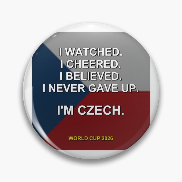 Item preview, I'm Czech. World Cup 2026 National Fan Design designed and sold by ariksworld.