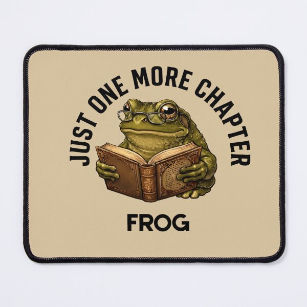 Item preview, Just One More Chapter Frog Shirt – Cute Reading Frog Design for Book Lovers, Funny Literary T‑Shirt and Sticker designed and sold by ZyxDes.
