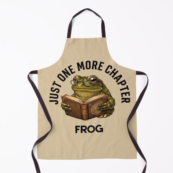 Item preview, Just One More Chapter Frog Shirt – Cute Reading Frog Design for Book Lovers, Funny Literary T‑Shirt and Sticker designed and sold by ZyxDes.