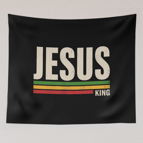 Item preview, Jesus King Retro Vintage Design designed and sold by OlakunleOloroz.