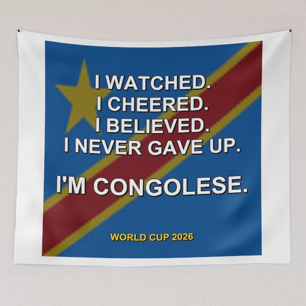 Item preview, I'm Congolese. World Cup 2026 National Fan Design designed and sold by ariksworld.