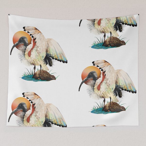 Item preview, Australian White Ibis Bird Bin Chicken designed and sold by Karin Taylor.