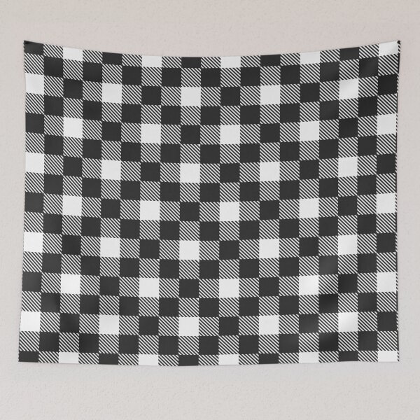 Item preview, Checkered, Gingham Fabric, Retro Tablecloth designed and sold by CHERRY--SHOP.