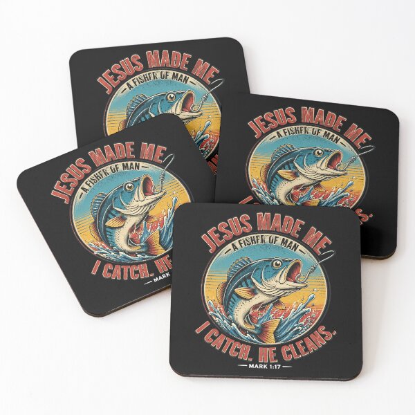 Item preview, Jesus Made Fisher Men Bass Fishing Christian Funny Fishing designed and sold by OlakunleOloroz.