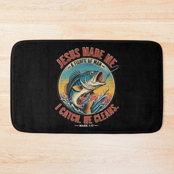 Item preview, Jesus Made Fisher Men Bass Fishing Christian Funny Fishing designed and sold by OlakunleOloroz.