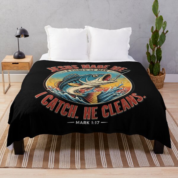 Item preview, Jesus Made Fisher Men Bass Fishing Christian Funny Fishing designed and sold by OlakunleOloroz.