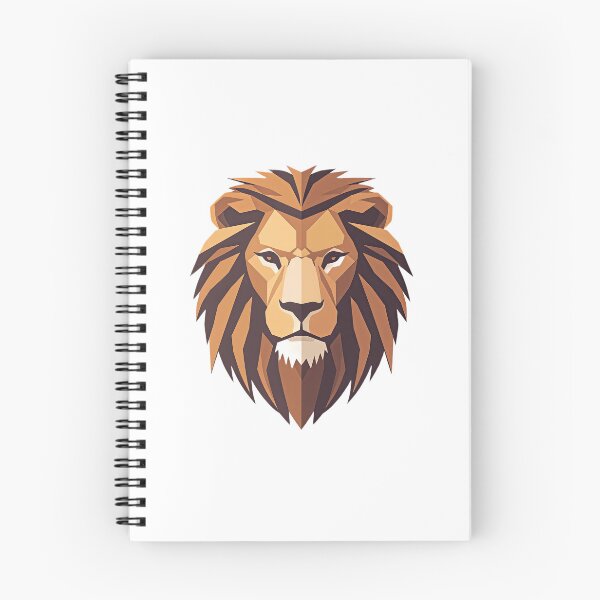 Item preview, Low-Poly Geometric Lion – Modern Faceted Wildlife Portrait designed and sold by Artisan Finds Online.