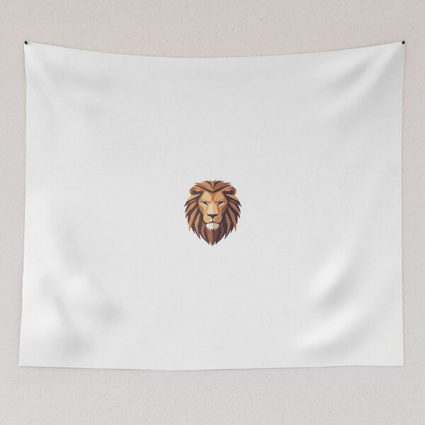 Item preview, Low-Poly Geometric Lion – Modern Faceted Wildlife Portrait designed and sold by Artisan Finds Online.