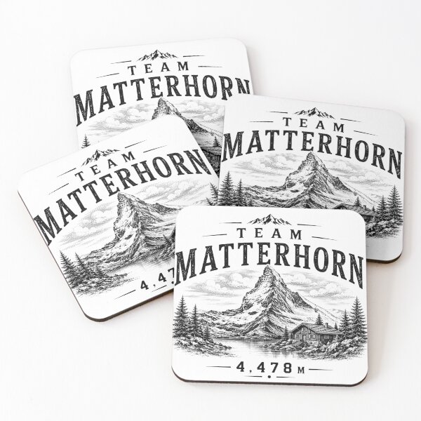 Item preview, Team Matterhorn Mountain Hiking Design designed and sold by Miles&Moments.