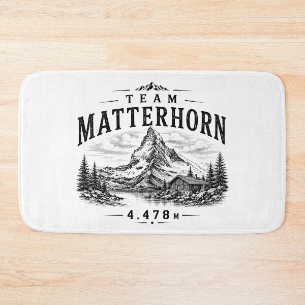 Item preview, Team Matterhorn Mountain Hiking Design designed and sold by Miles&Moments.