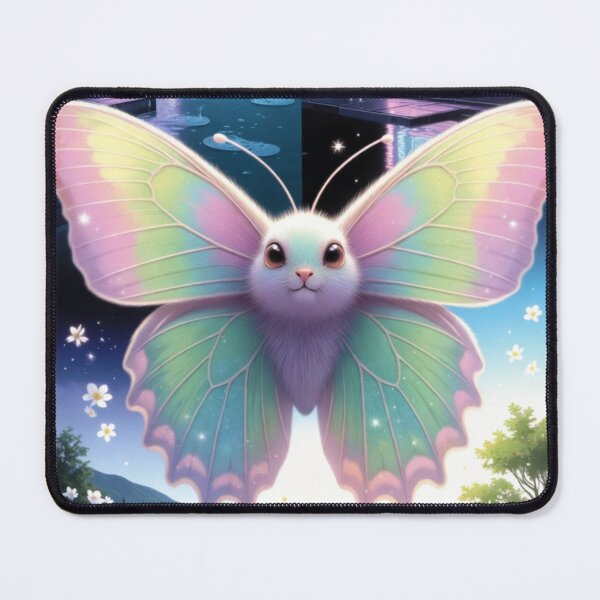 Item preview, Neon Cyberpunk Rainbow Butterfly Digital Art designed and sold by IntelliMindDesigns.