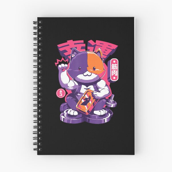 Item preview, Meowscles Lucky Cat Kawaii Graphic Design designed and sold by skymcdanno.