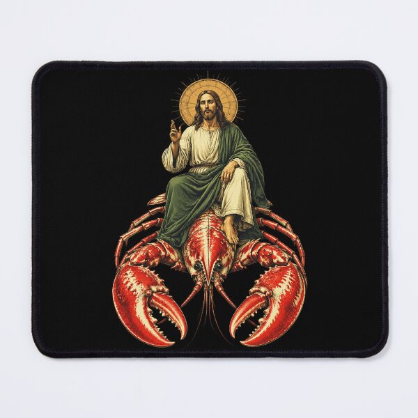 Item preview, Jesus Riding A Shrimp - Funny Christian Prawn Lover designed and sold by OlakunleOloroz.
