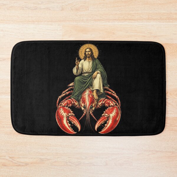 Item preview, Jesus Riding A Shrimp - Funny Christian Prawn Lover designed and sold by OlakunleOloroz.