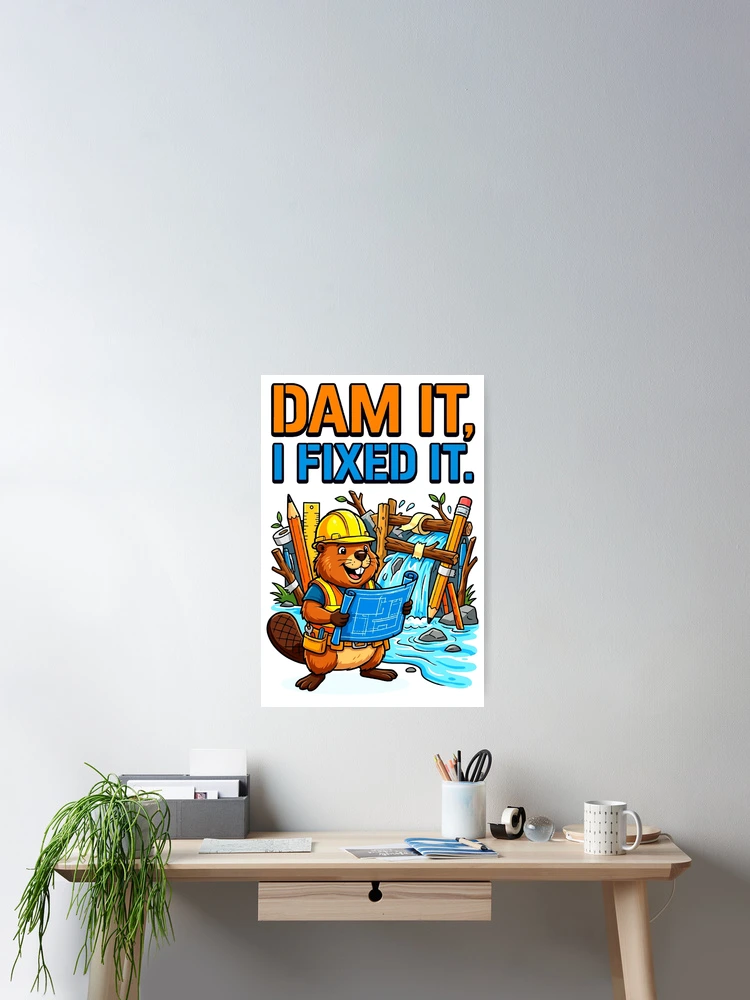 Thumbnail 2 of 3, Poster, Beaver designed and sold by Remy490.