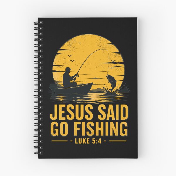 Item preview, Jesus Said Go Fishing Luke 5 4 Christian Fishermen Faith designed and sold by OlakunleOloroz.