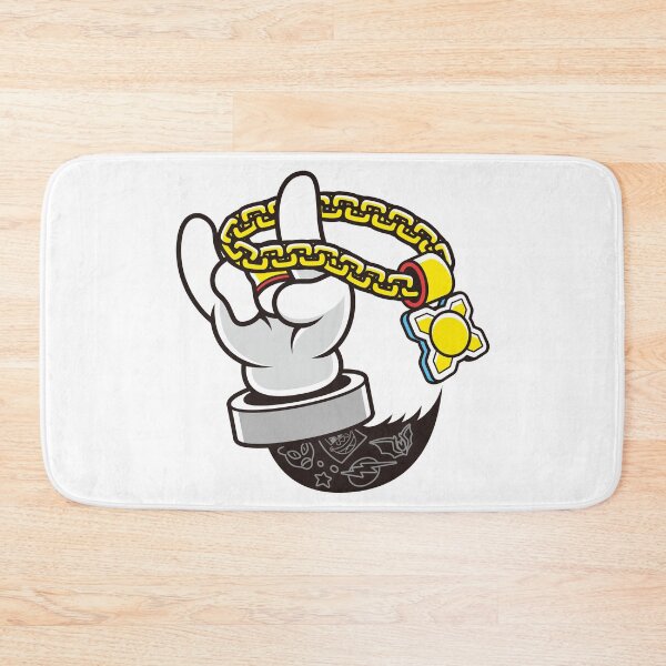 Item preview, Cartoon Rock Gesture With Heavy Gold Chain designed and sold by Lexkon Liu's art.