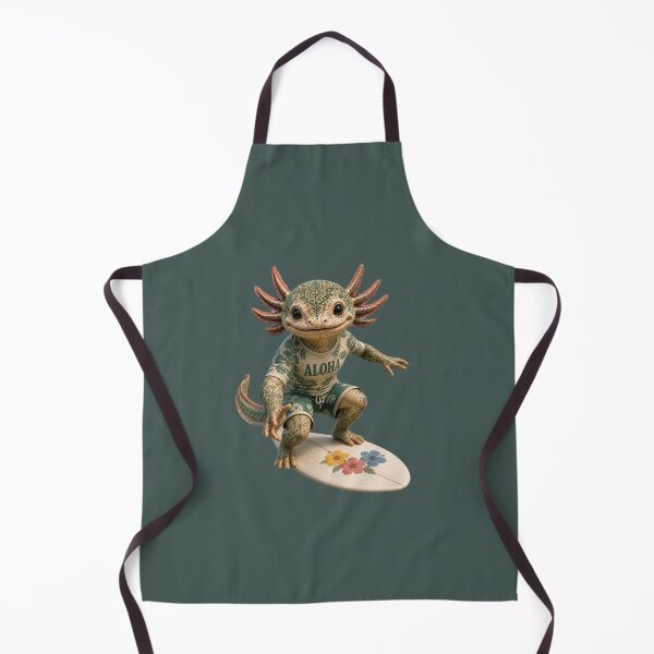 Item preview, Cool Surfing Axolotl Beach Vibes designed and sold by MonsoonInkX.