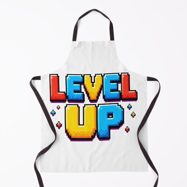 Item preview, LEVEL UP Retro Gaming Pixel Art | 8-Bit Arcade Gamer Design designed and sold by Ahmed Nedji.