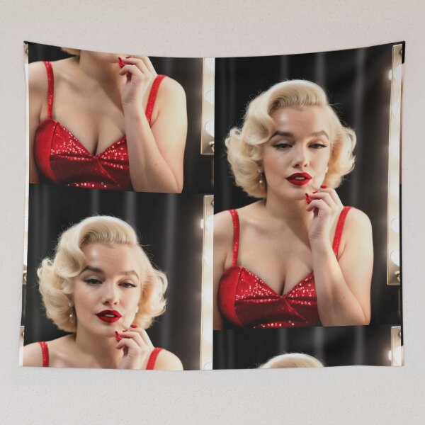 Item preview, Cinema - Great Hollywood Actress of the 1950s, Intimate Portrait in a Glamourous Dressing Room designed and sold by Beat-It.