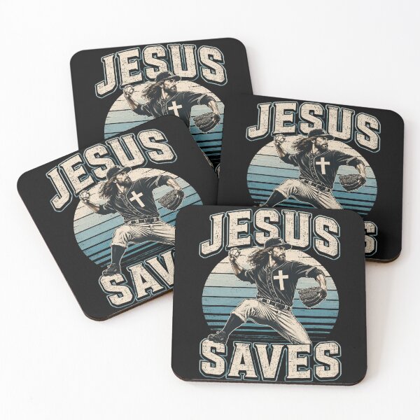 Item preview, Jesus Saves Religious Christian Faith Baseball designed and sold by OlakunleOloroz.