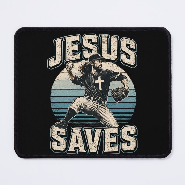 Item preview, Jesus Saves Religious Christian Faith Baseball designed and sold by OlakunleOloroz.