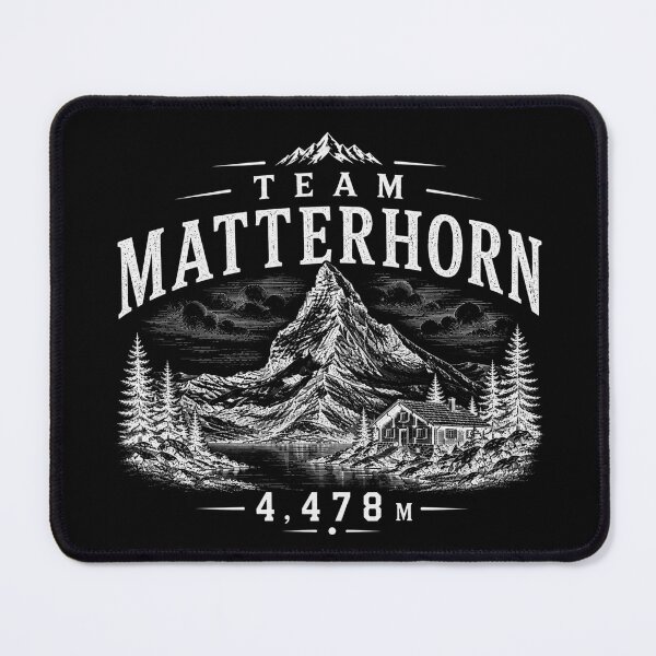 Artikelvorschau, Team Matterhorn Mountain Hiking Design 2 entworfen und verkauft von Miles&Moments.