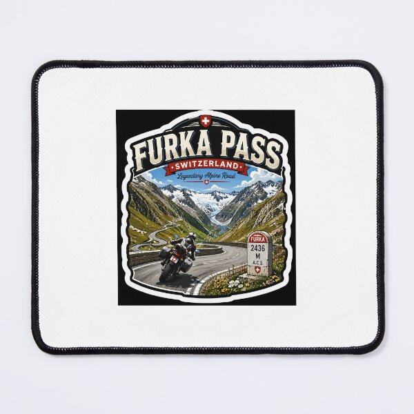 Item preview, Furka Pass Switzerland Sticker designed and sold by tradegooogle.