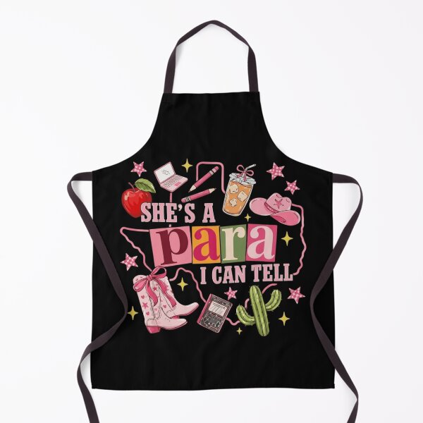 Item preview, She's A Para I Can Tell Western Paraprofessional Teacher Aide Pink Cowgirl Design designed and sold by haitrieuic96.